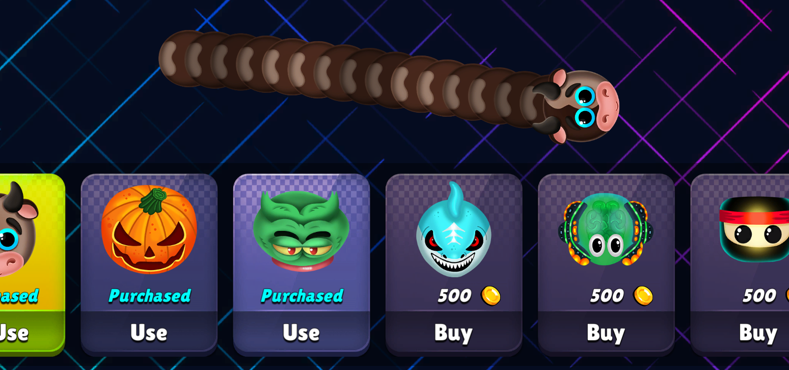 Snake Wars Leaderboard Screenshot